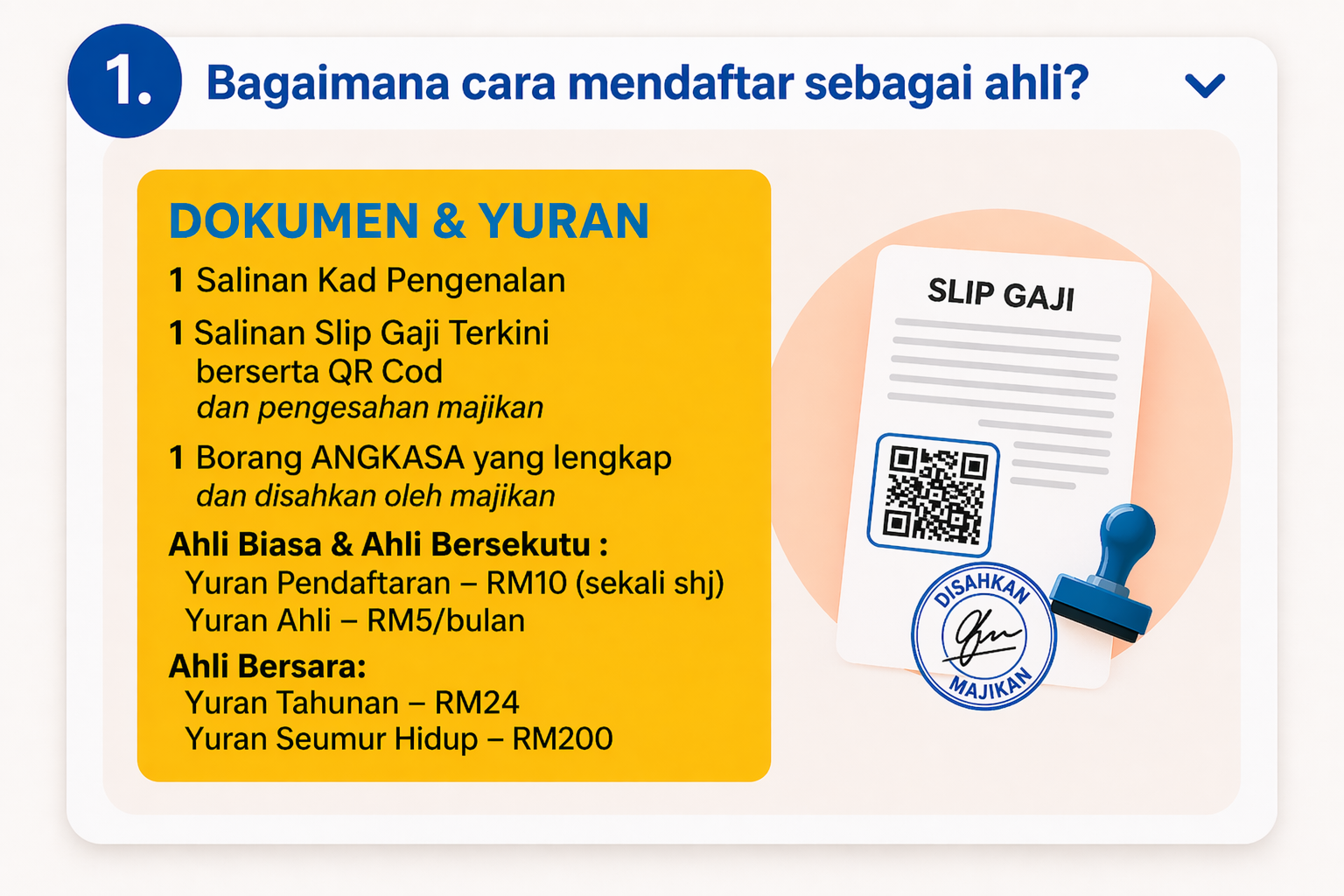Cara Pendaftaran Ahli Kesatuan DH